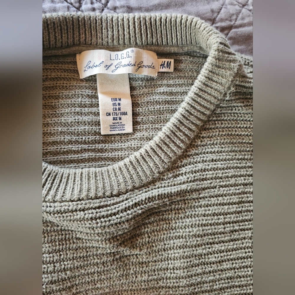 H&M Green Ribbed Sweater - Picture 3 of 3